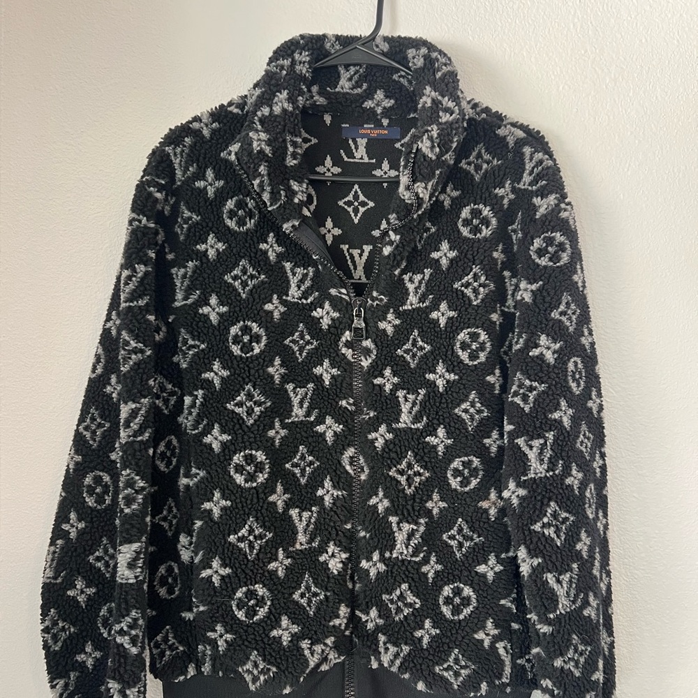 Black and Gray Patterned Jacket